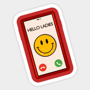 Hello Ladies! Phone call from Viago Sticker